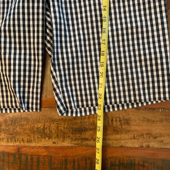 Sz 14 Jones New York gingham Plaid black Shorts Stretch Women's Ladies Easter - Picture 7 of 7